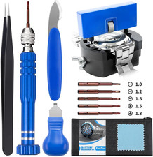 Watch Battery Replacement Tool Kit Professional Watch Repair Toolkit and Back Re