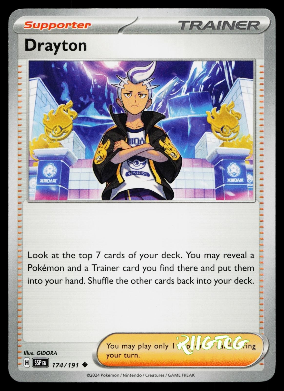 Drayton 174/191 Surging Sparks Pokemon NM