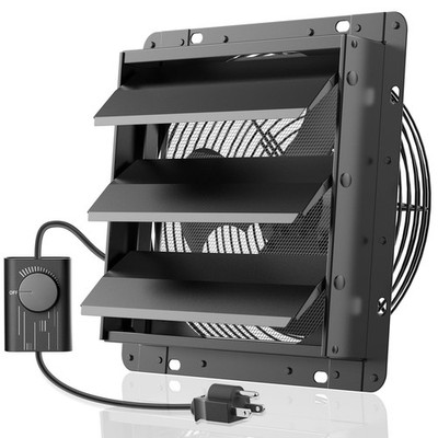 Extractor Aire Industrial 10'' 647CFM Control Velocidad Variable 1400 RPM Taller
