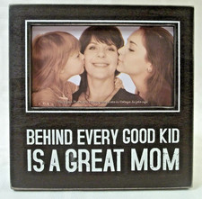 Photo Frame Kid Mom Theme Wood Glass-Center
