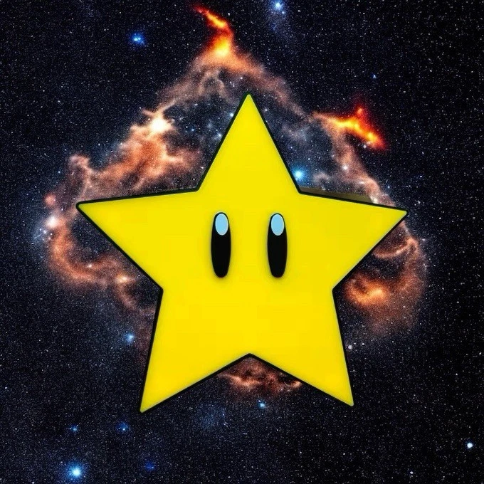 Super Star Light Cute LED Music Night Light Sound USB Charging Desk Lamp Gift - Image 4 of 4