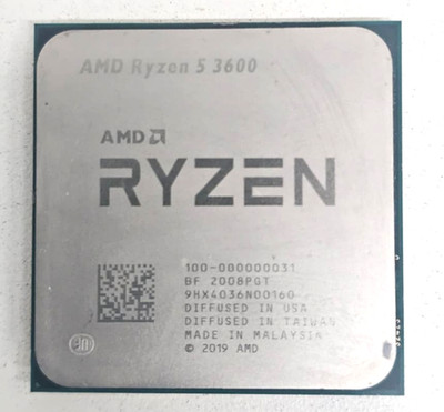 AMD RYZEN 5 3600 Processor 9HX4036N00160 BF2008PGT Tested.