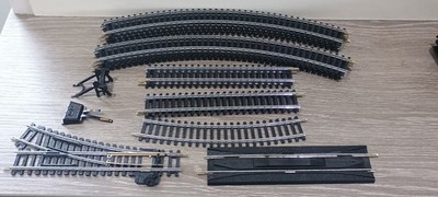Hornby Oval aus Stahl Gleis inkl. Anschlussgleis & Pufferanschlag. Sehr gepflegt aus einem Set