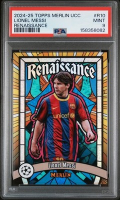 その他 Topps Merlin Renaissance Lionel Messi 2024-25 Topps Merlin Uefa Club Competitions - Renaissance Lionel