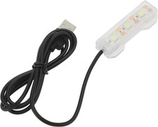 Mini Aquarium Lamp, USB Aquarium Light, LED Desktop Fish Tank Light, Small De...