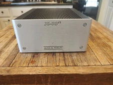 Music Fidelity X-10 V3 Tube Output Buffer w/Original Power Supply & box / Nice!