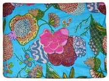 Indian Hand Block Print Fabric 5 yard Pure Cotton Natural Died Printed Fabric