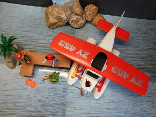 Playmobil: Wasserflugzeug 3866-A/1996, BA, ohne OVP! - Bild 5 von 8