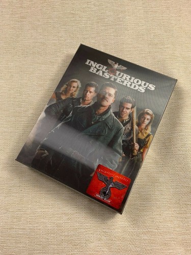 INGLOURIOUS BASTE 4K UHD HDZETA STEELBOOK LENTICULAR , NEW/SEALED - Picture 1 of 5