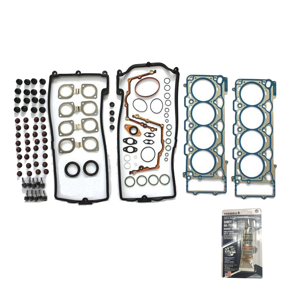 Engine Head Gasket Set for BMW E60 E63 E64 645Ci 4.4L V8 11127518017 Foto 2 de 2
