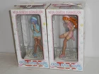 Neon Genesis Evangelion Extra Nurse Figure Asuka Ayanami Rei Set of 2 SEGA Used