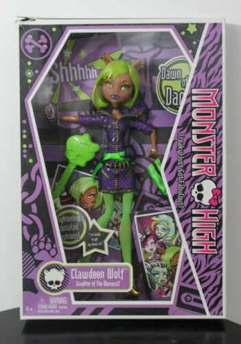 CLAWDEEN WOLF FIRST WAVE Monster High Doll Sealed Werewolf T6069 2009 Mattel NEW - 第 1/4 張圖片