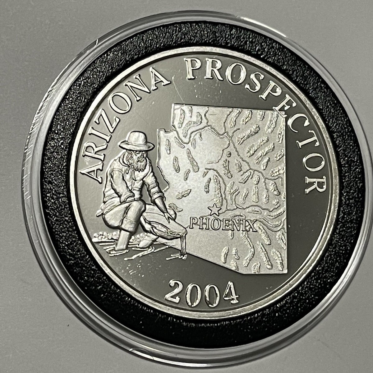 2004 Arizona Prospector 25th Ann. Rare Coin 1 Troy Oz .999 Fine