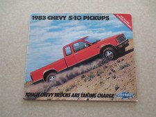 1983 Chevrolet Chevy S10 pickup advertising booklet - S-10 Chevrolet