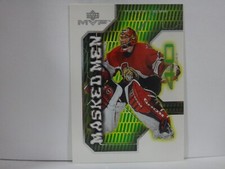 2001-02 Upper Deck MVP Patrick Lalime Masked Men #MM9 Ottawa Senators Card