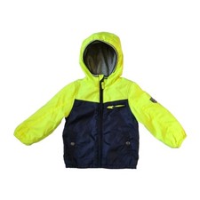 Oshkosh B  gosh Boy's Hooded Zip-Up Jacket Size 24M Fleece Lined