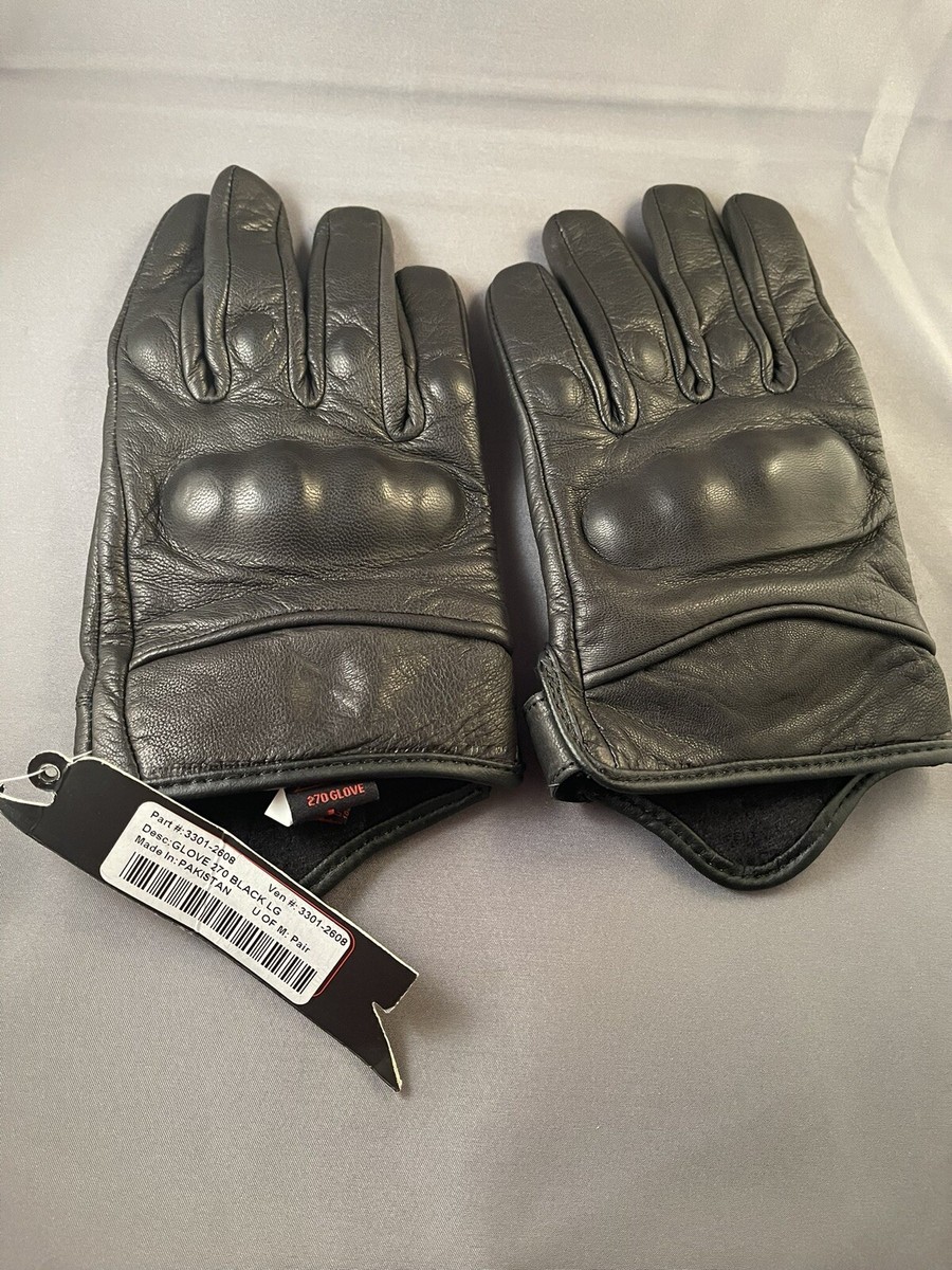 Z1R Adult 270 Perforated Motorcycle Glove Black Size L