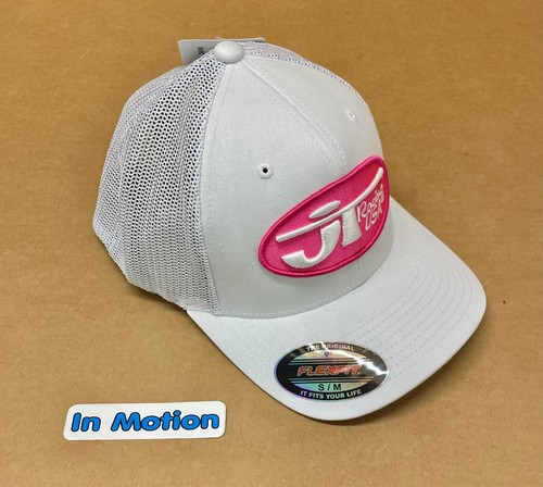 Cappellino JT Racing Ovale Autocarro Bianco Rosa flexfit Piccolo M Motocross  BMX | eBay