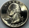 EXQUISITE 1969-S WASHINGTON QUARTER - CHOICE GEM PROOF SCARCE