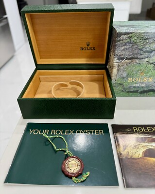 Authentic ROLEX Explorer ii Watch Box 16570 COMPLETE SET Booklets