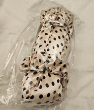 Heatless Hair Curler for Long Hair Sleep in Hair Styling Tools,Polka Black/Brown