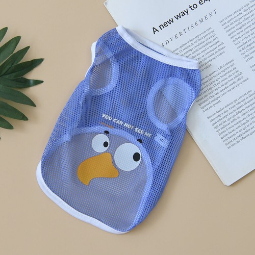 Puppy Dog Vest T shirt Ice Silk Cat Dogs Clothes Cool Summer Thin Sleeveless - Picture 79 of 89