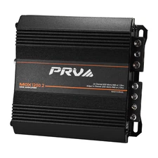 PRV MDX1200.2 1 Ohm Mini 2 Channel 2x 600 Watts Amp Compact Car Audio Amplifier