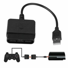 For Sony PlayStation PS2 To PS3 USB Controller Adapter Converter Cable Cord