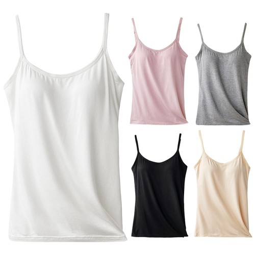 Tank Top with Built in Bra Workout Yoga Top Yoga Shirt Adjustable Casual Vest