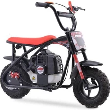 MotoTec Bandit 52cc Mini Gas Bike 2-Stroke Red Kids' Bike
