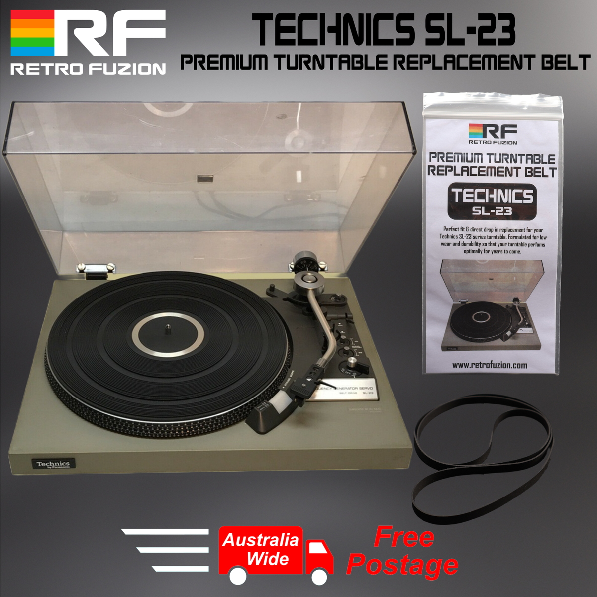 【中古品】Technics Belt for old record player by Technics(中古品) TECHNICS SL-23 Premium Turntable Replacement Belt - | eBay