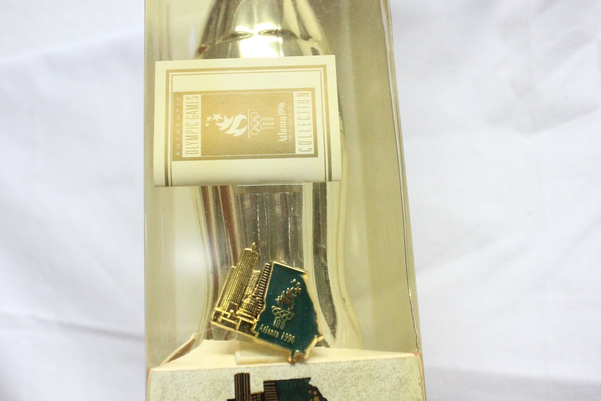 【限定1000/No.95】1996アトランタ五輪 記念ゴールドボトル＆ピン Limited Edition GOLD Coca-Cola Bottle Atlanta 1996 Olympic City