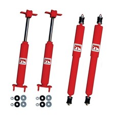 Mustang Shock Kit Front Rear Performance Red 64 1965 1966 1967 1968 1969 1970