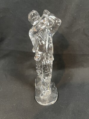 Waterford Crystal Male GOLFER Golf Figurine Statue - 7