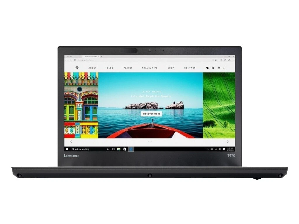 Lenovo ThinkPad T470 Black Windows 10 PC Laptops & Netbooks