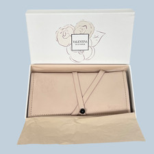 Valentino Valentina - Travel Soft Nude Pink Luxury Make Up Pouch New W/ Box