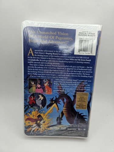Dornröschen VHS, 1997 Limited Edition Factory Sealed Walt Disney's  - Bild 2 von 7