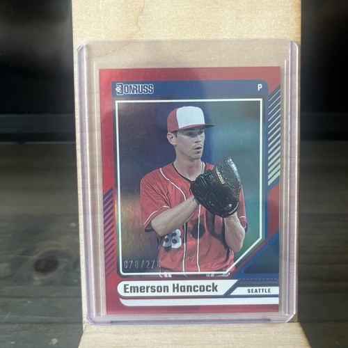 2024 Donruss Base Red /275 #11 Emerson Hancock - Seattle Mariners
