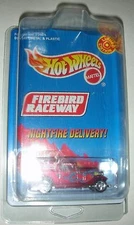 Red Nightfire Delivery Limited Edit. Firebird Raceway Hot Wheels In Plastic Case