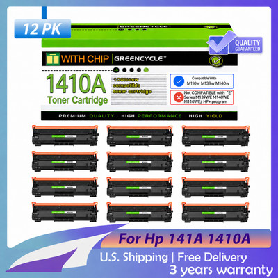 12x 1410A Black LaserJet Toner Cartridge For Hp 141A Fits for LaserJet MFP M140w