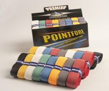 Pointfore Premier PU 24 pack Racquet Replacement Grips &ndash; , Assorted Colours