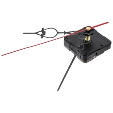 Quartz Clock Movement Kit Battery Clock Replacement Mechanism Red Plastic