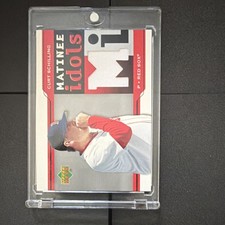 Upper Deck Matinee Idols Curt Schilling Memorabilia #MI-CS Red Sox MLB Card