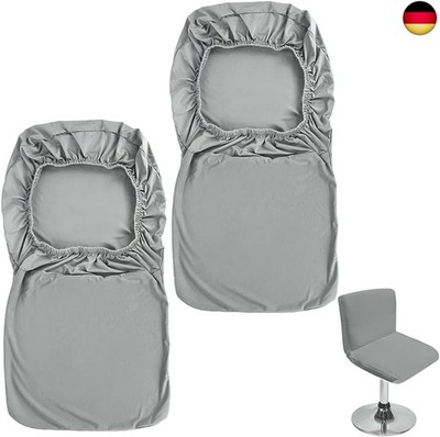 Btsky, Barhocker-Schonbezüge mit Rückenlehnenbezug, 2 Stück, Stretch-Stuhlbezug 