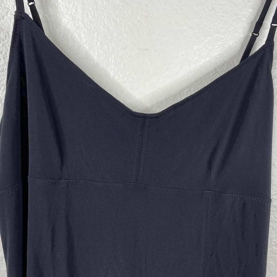 Isaac Mizrahi para Vestido Target Império Cintura Babydoll Sem Mangas Preto L Anos 90 Y2K - Imagem 4 de 4