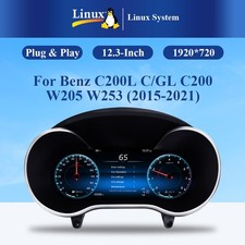 12.3" Digital Tacho Cluster Nachrüstung Für Mercedes C-Klasse W205 X253 GLC 12.3" Digital Tacho Cluster Nachrüstung Für Mercedes C-Klasse W205 X253 GLC