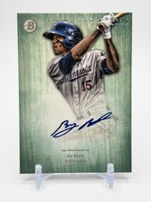2014 Bowman Inception Prospect Auto Green 18/25 Byron Buxton #PA-BB Auto