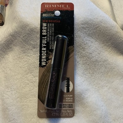 Rimmel Wonder'Full 24 Hour Brow Mascara 003 Dark Brown, Pack Of 1