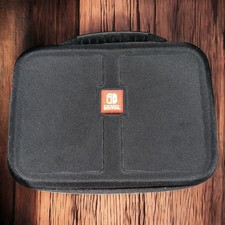 EUC Nintendo Switch Hard Travel Carrying Case Bag  Black Original OEM 12x8x5