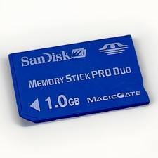 1 GB SanDisk Memory Stick Pro Duo Memory Card: PSP, Digital Cameras, Camcorders